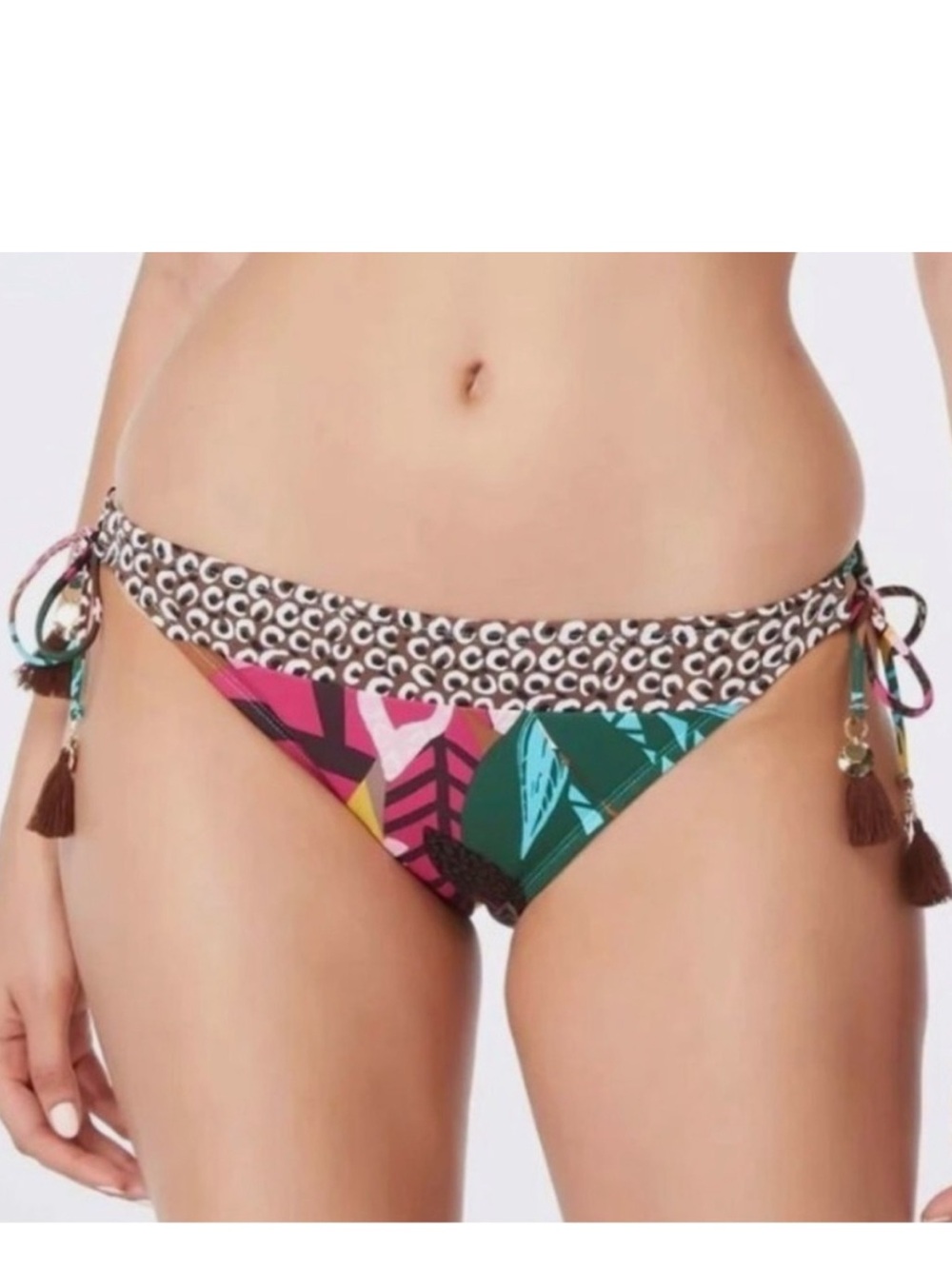 Bleu Rod Beattie 14 Bottoms Bikini Run Wild Tie Side Hipster Bottoms Bikini NWT